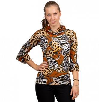 Pullover "Ketten-leoprint" 