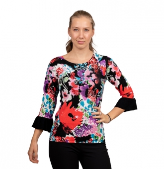 Pullover "Blumenprint" 